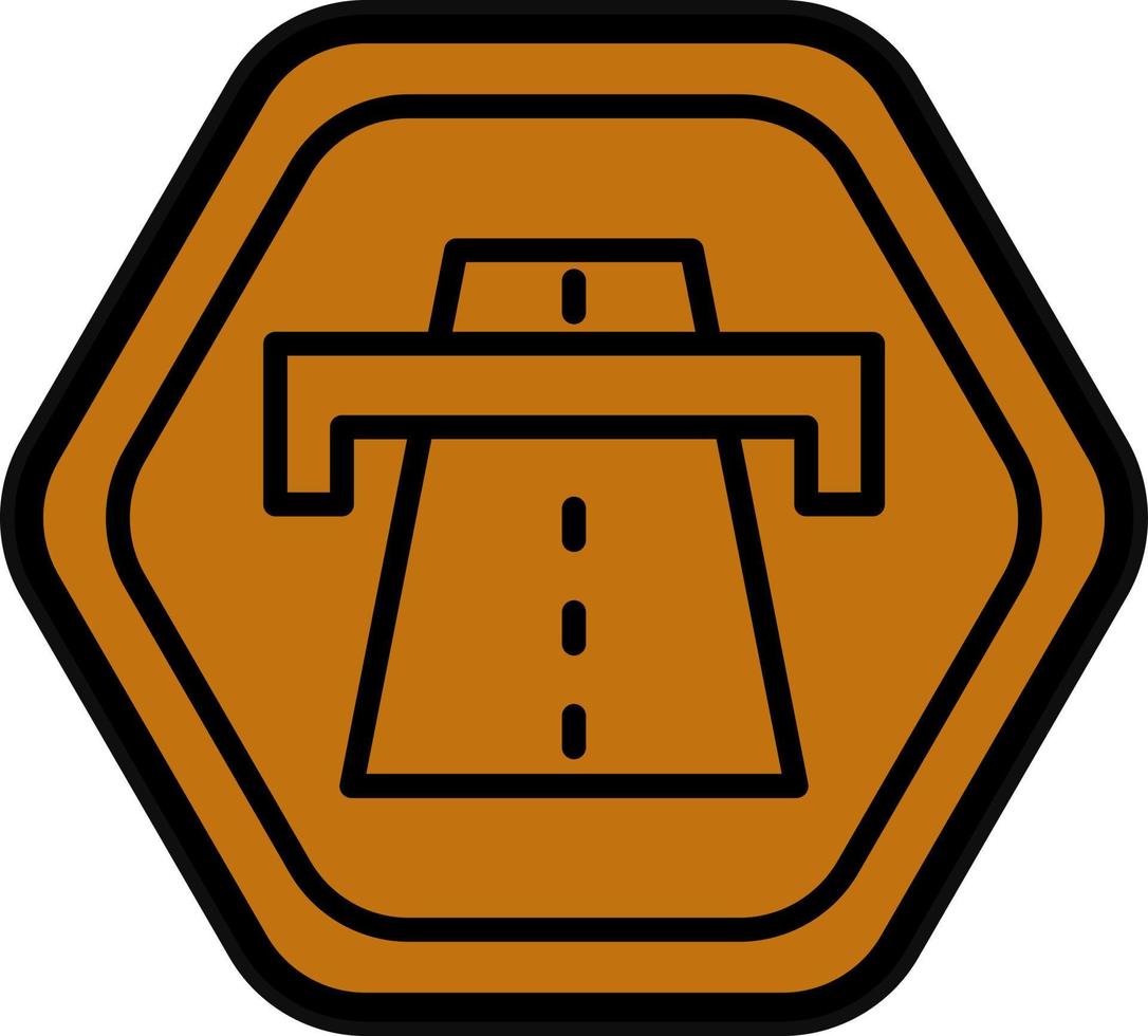 Motorway Vector Icon Design