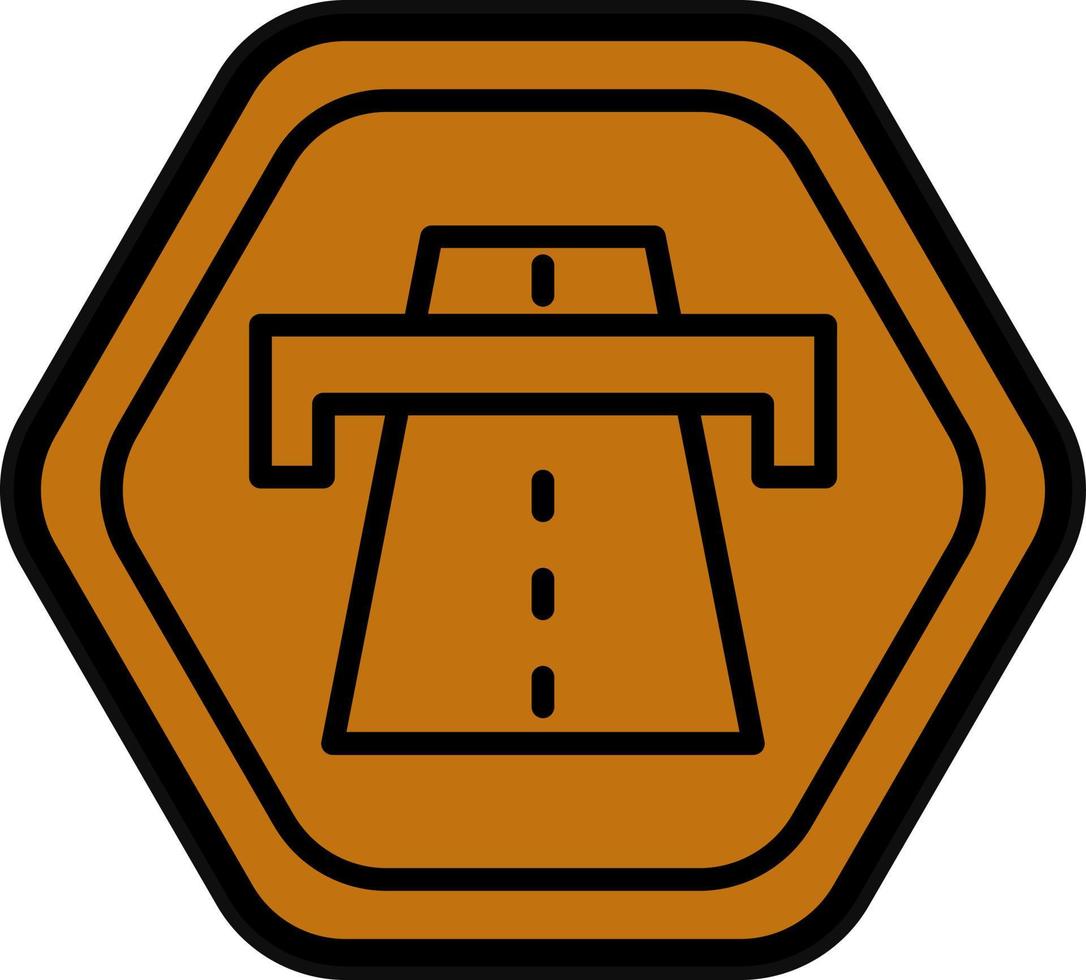 Motorway Vector Icon Design