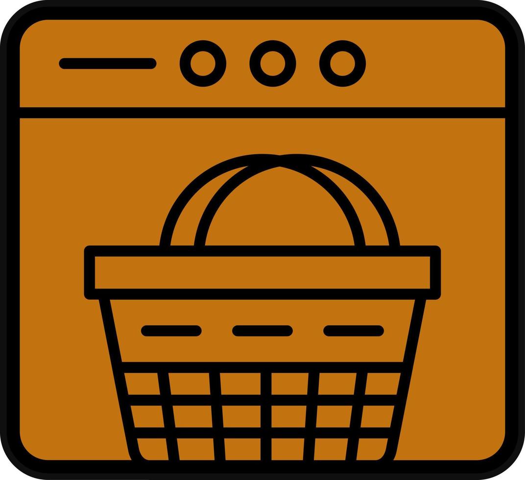 Ecommerce Webpage Vector Icon Design