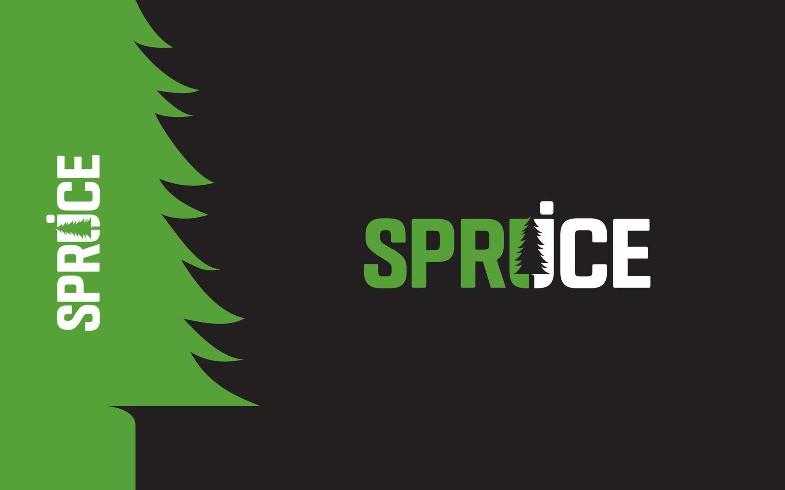 Spruice ice clever logo vector