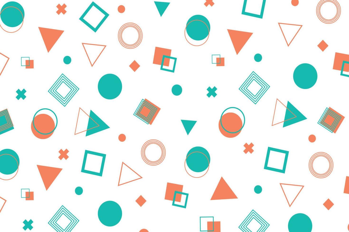 Abstract seamless geometric pattern. Bright and colorful background. Vector illustration.
