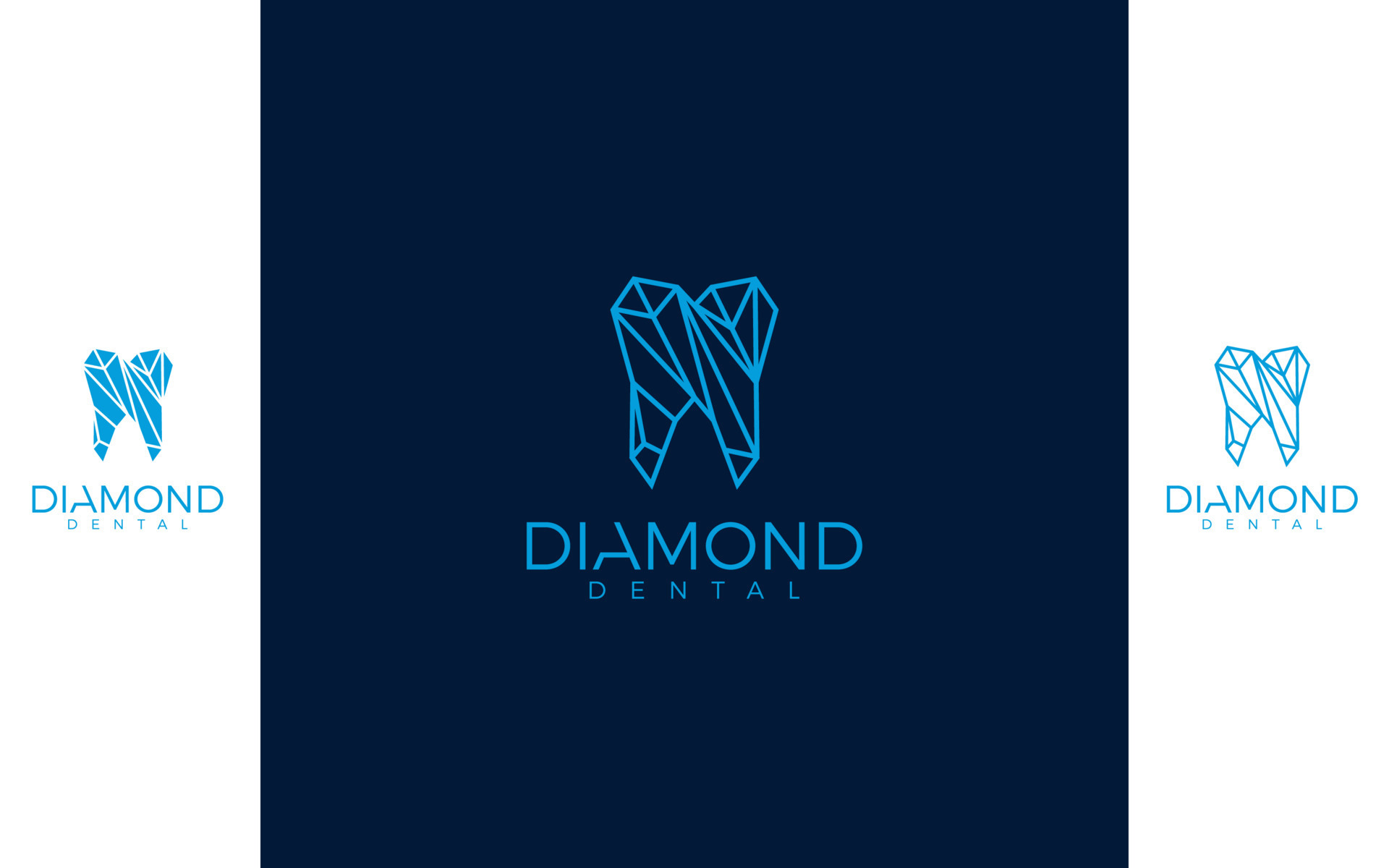 Diamond Dental modern logo vector 22932093 Vector Art at Vecteezy