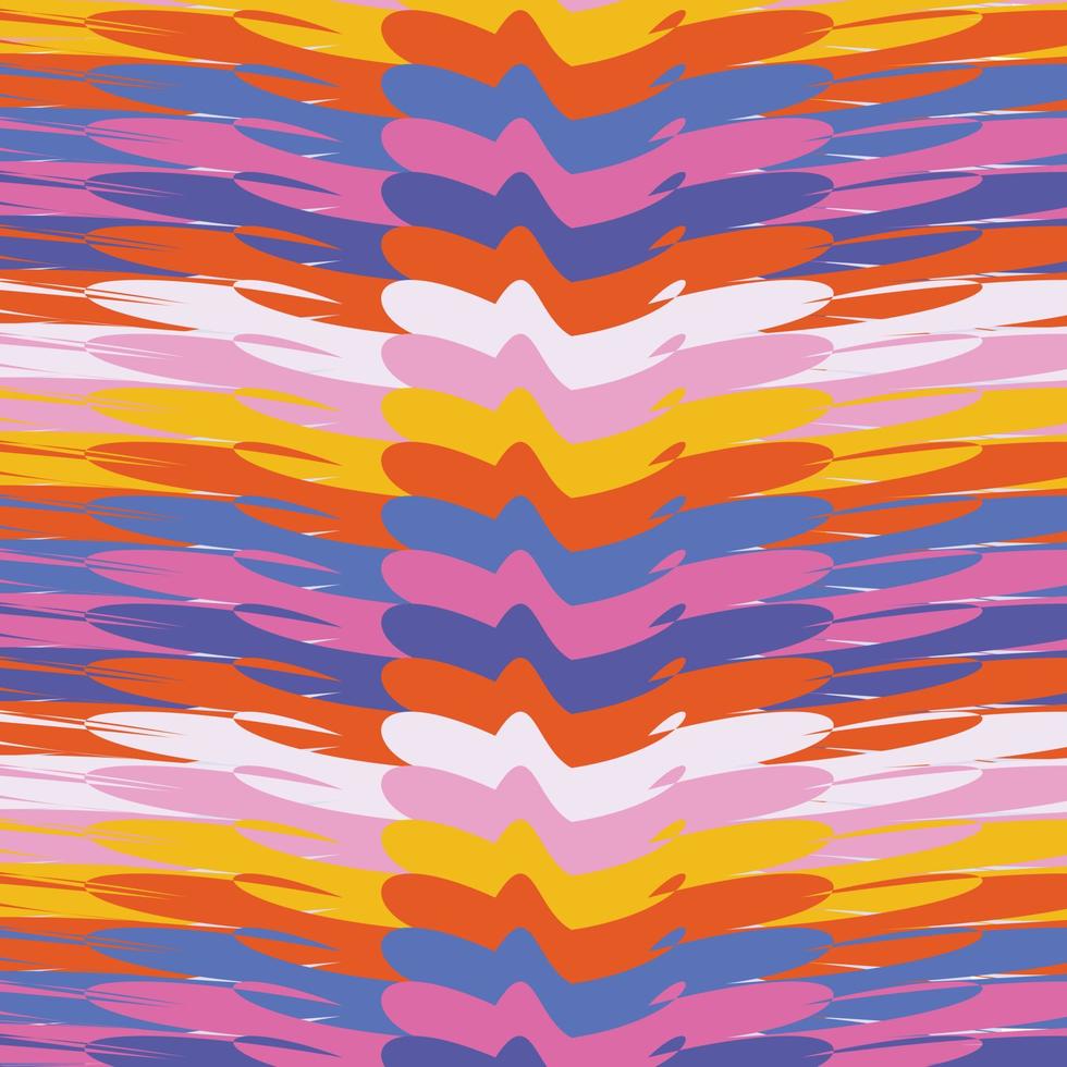 decorative retro vibrant curve background pattern vector