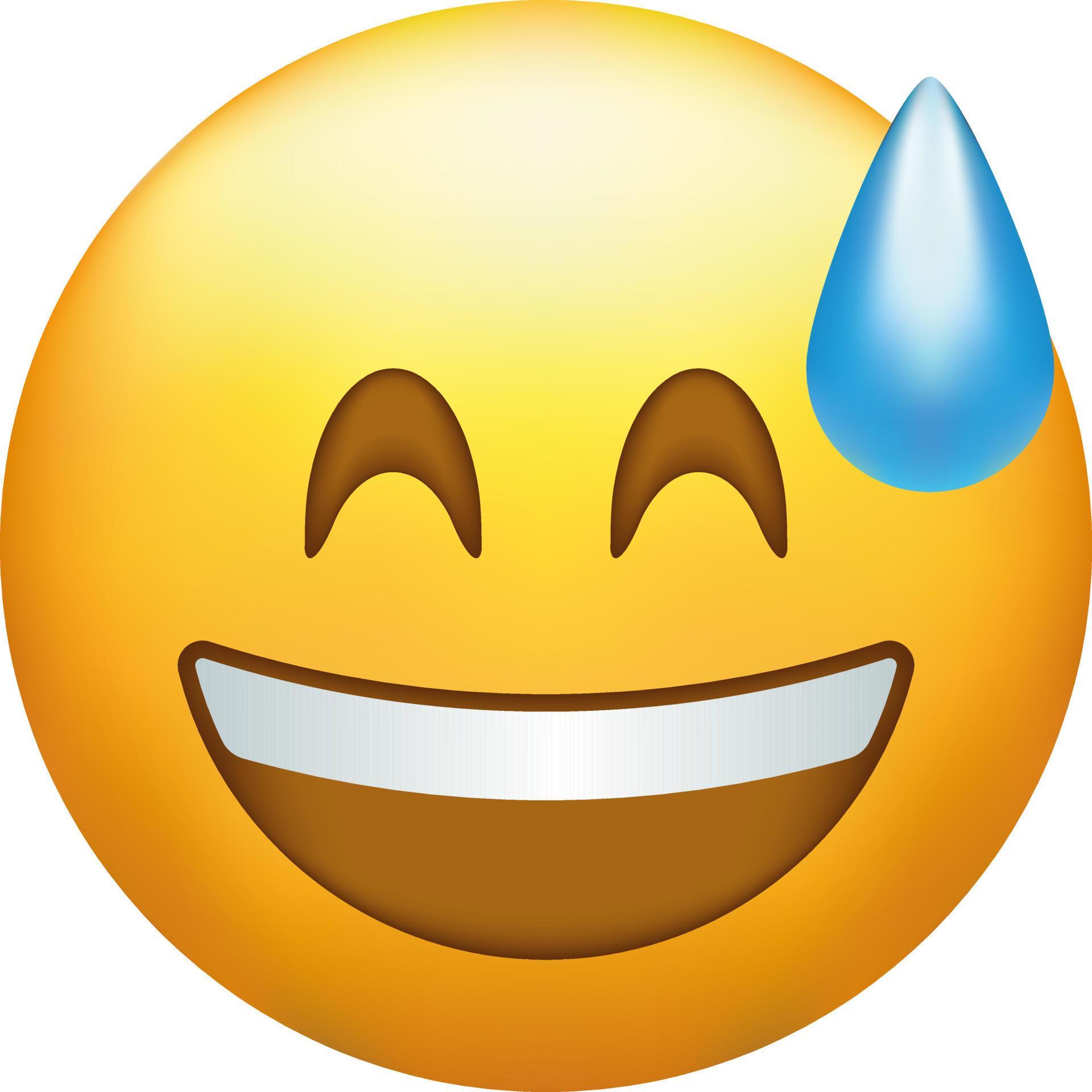 Laughing Smiling Emoji Face. Emoticon. 22932695 Vector Art at Vecteezy