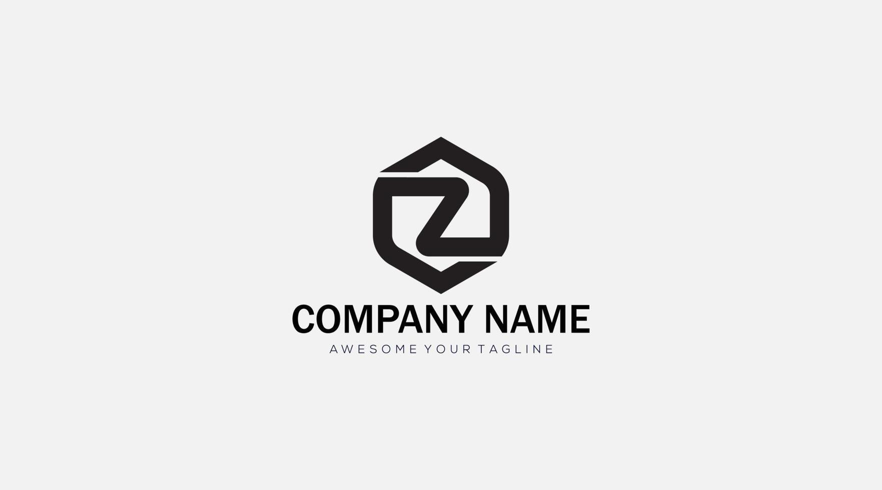 Letter z logo type vector