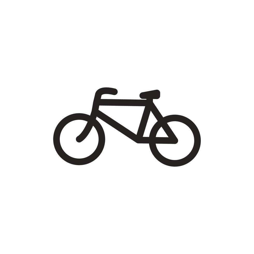 conjunto icono bicicleta. vector ilustración