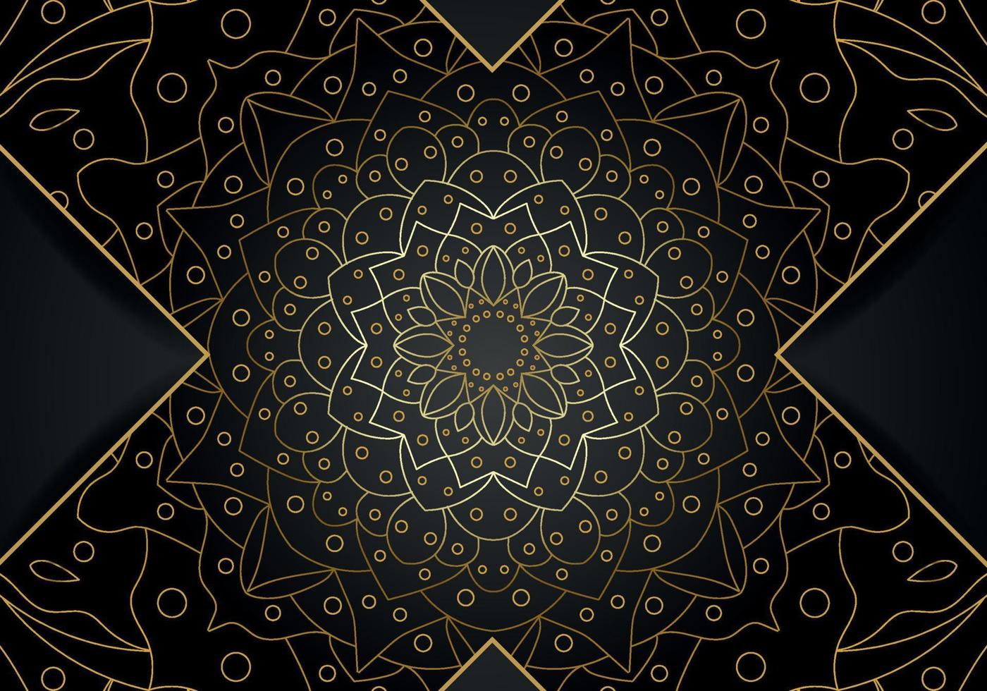 Luxury mandala background with golden arabesque pattern Arabic Islamic east style. Ramadan Style Decorative mandala. Mandala for print vector