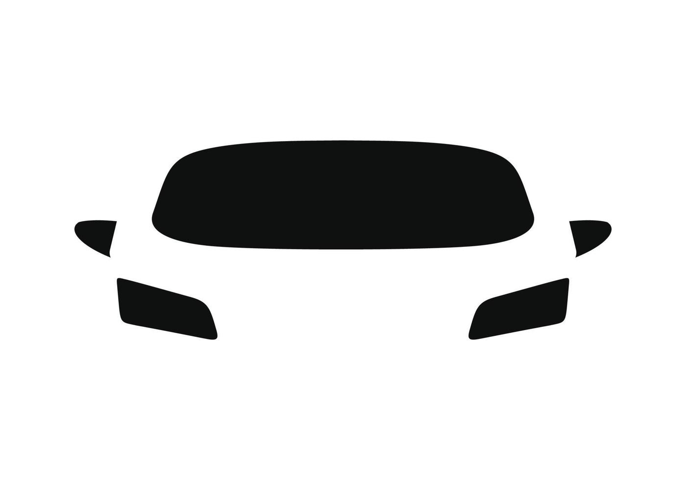 coche icono aislado en blanco antecedentes vector