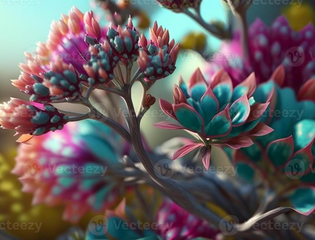 Spring Flower Natural Background Illustration photo