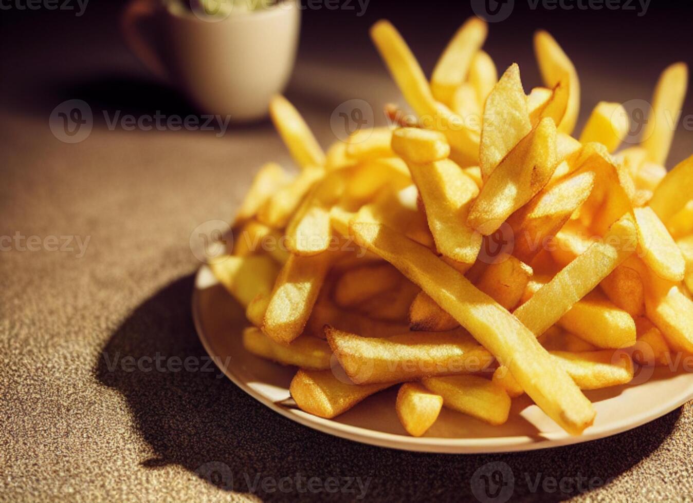 French fries aesthetic photo