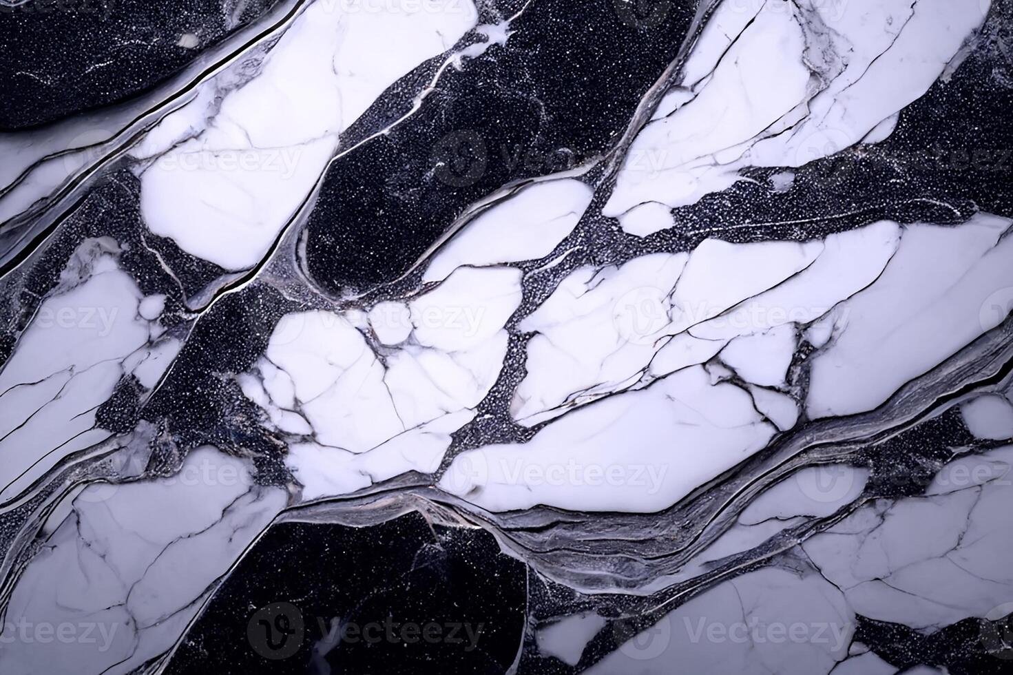 Marble texture in white and black. Background. photo