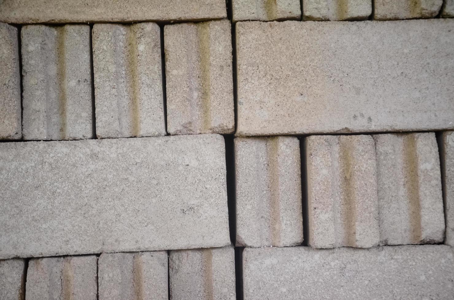 Background of grey concrete bricks. photo