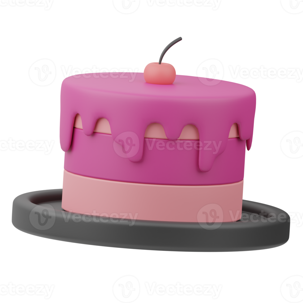 Cake mother's day 3D Illustration png