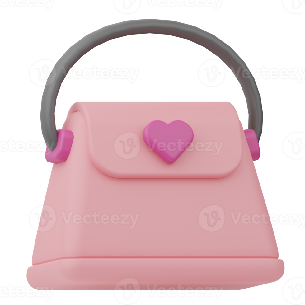 Bag mother's day 3D Illustration png