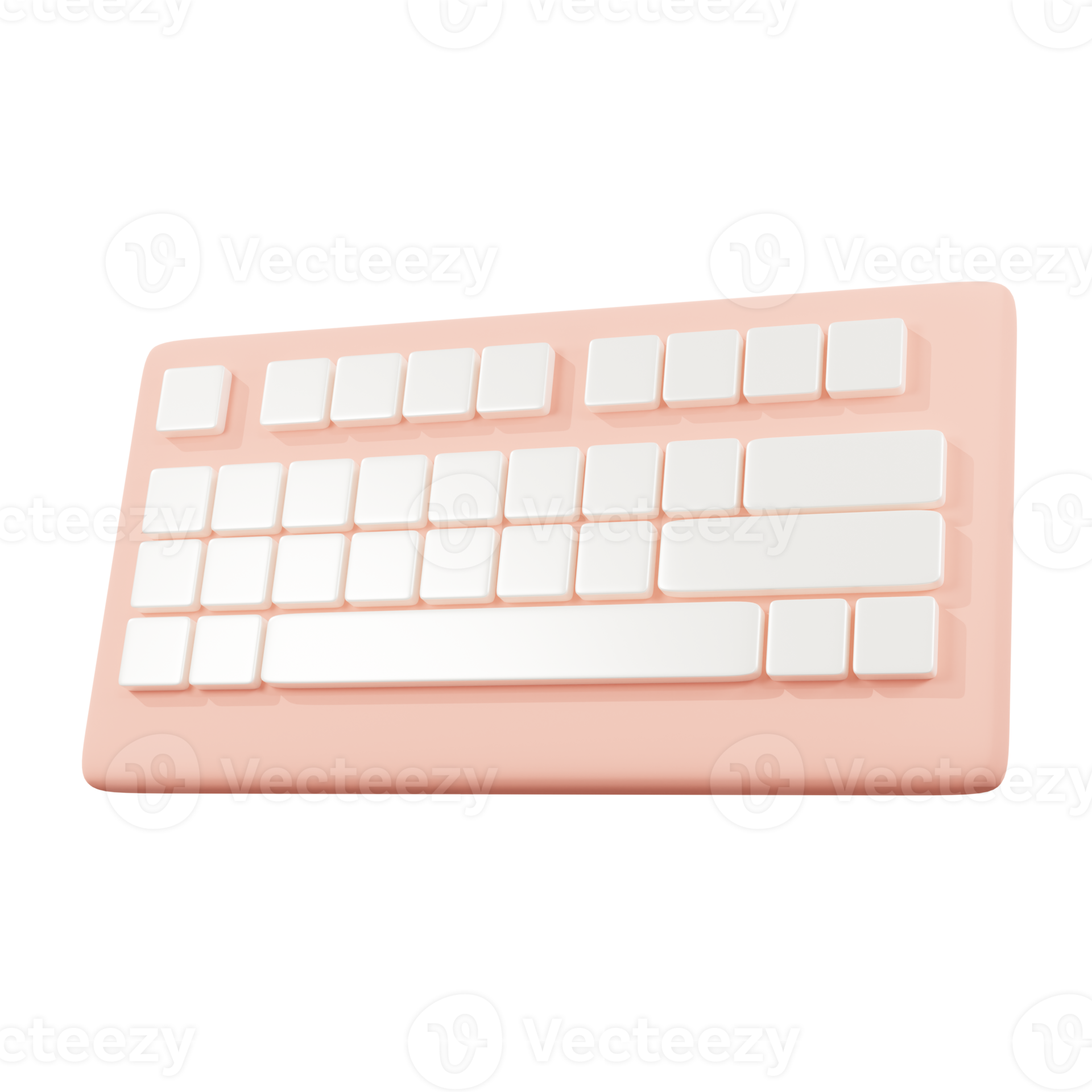 3d icon minimal keyboard 22935912 PNG