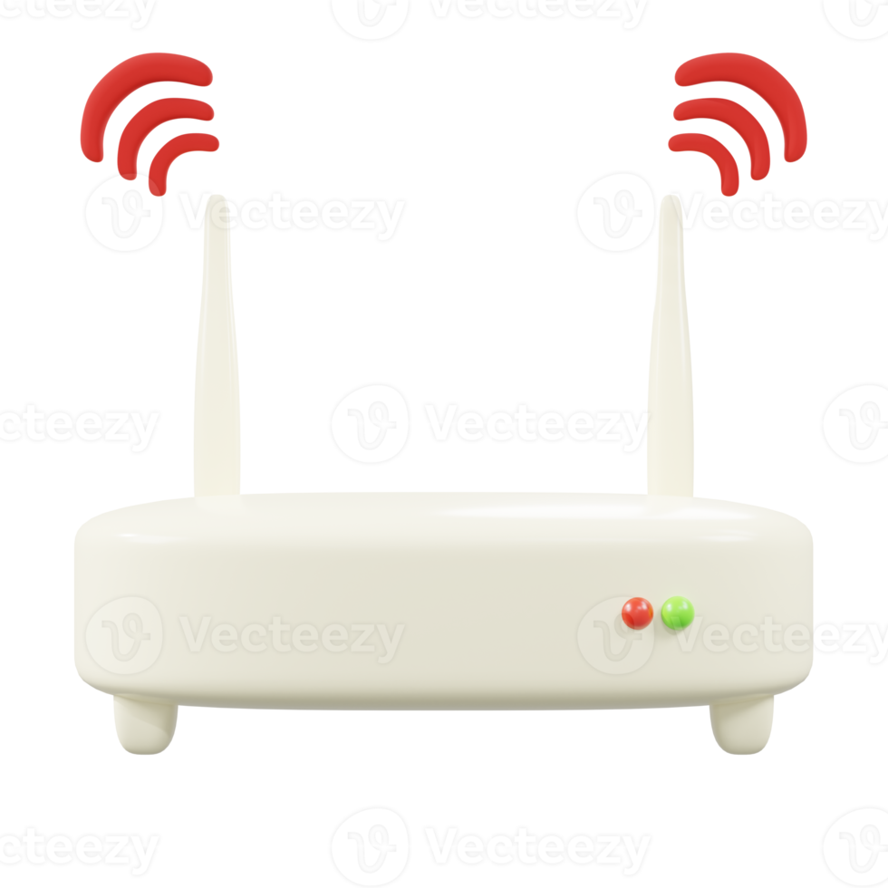 3d icon minimal router png
