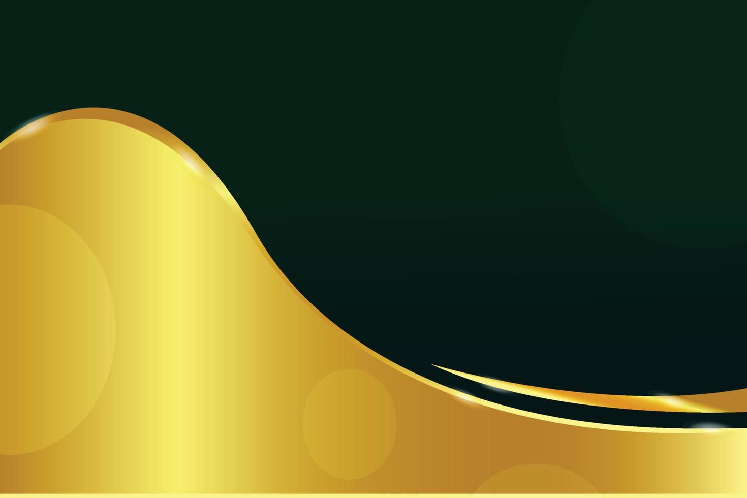 Vector golden background banner design