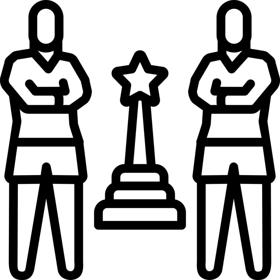 line icon for championships vector