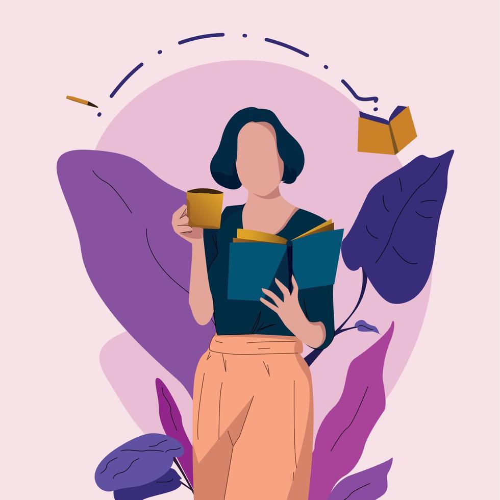 Dont forget your book.epsflat 4 vector