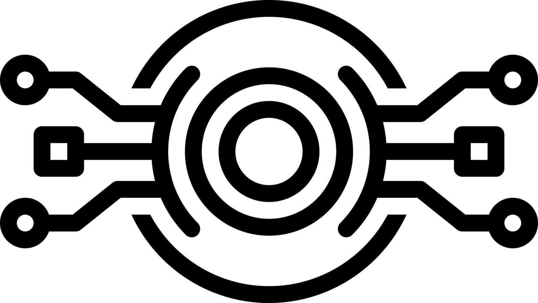line icon for techno vector