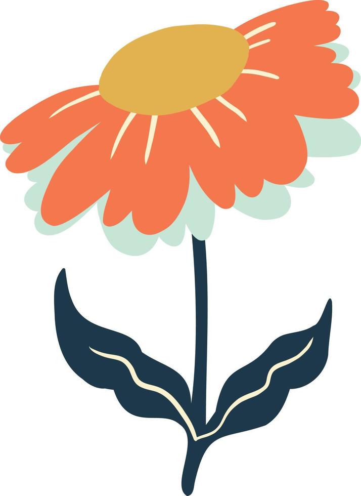 Soft Pastel Spring Flowers Illustration vector