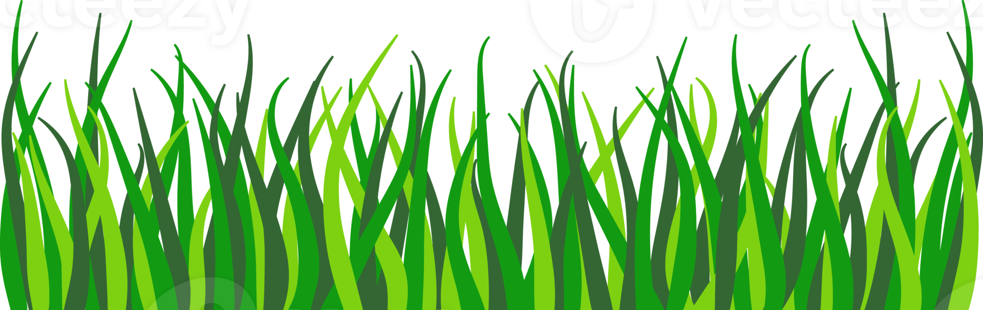 cartoon grass border