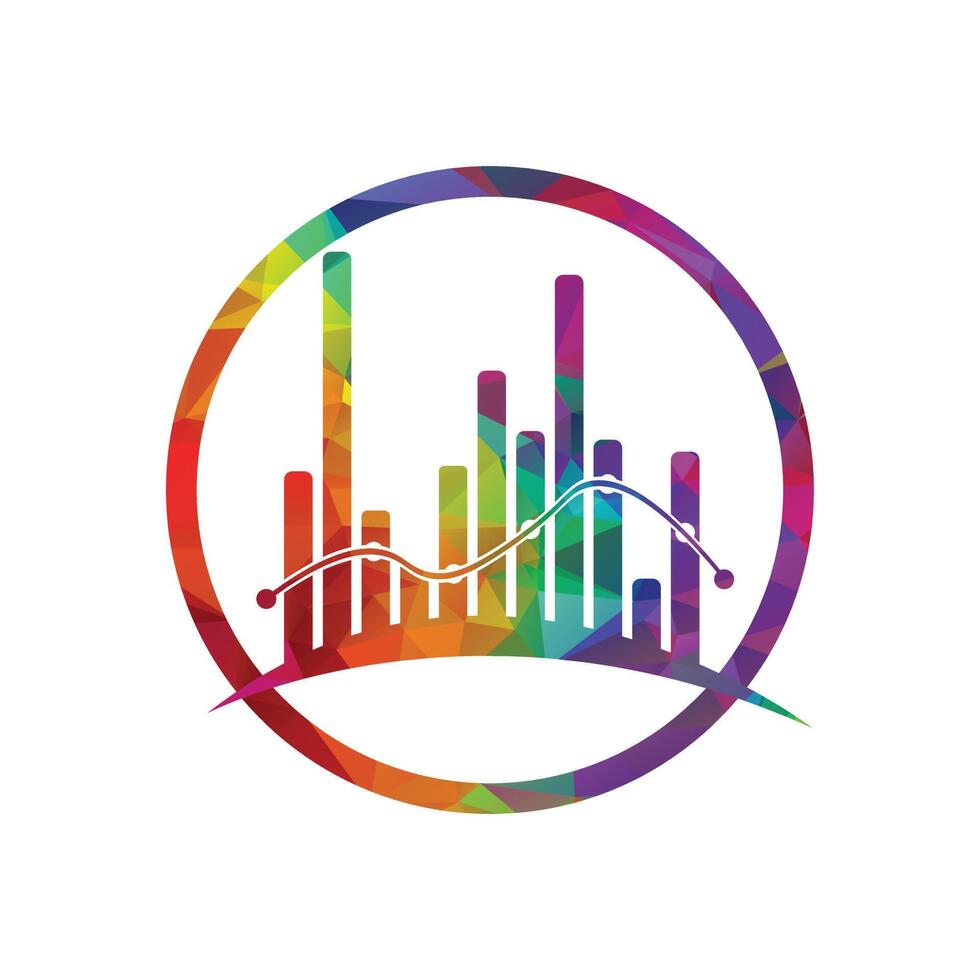 Sound wave vector logo design. Music wave icon logo design template.