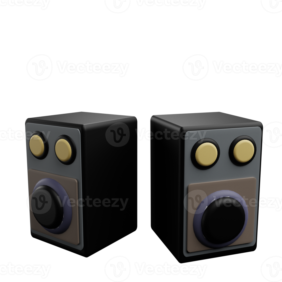 Speaker 3d icon png