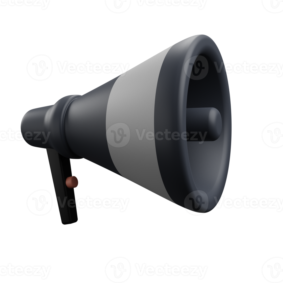 Megaphone 3d icon png