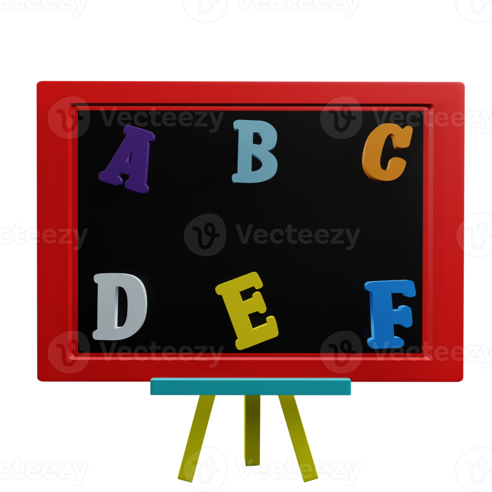 Blackboard 3d icon png