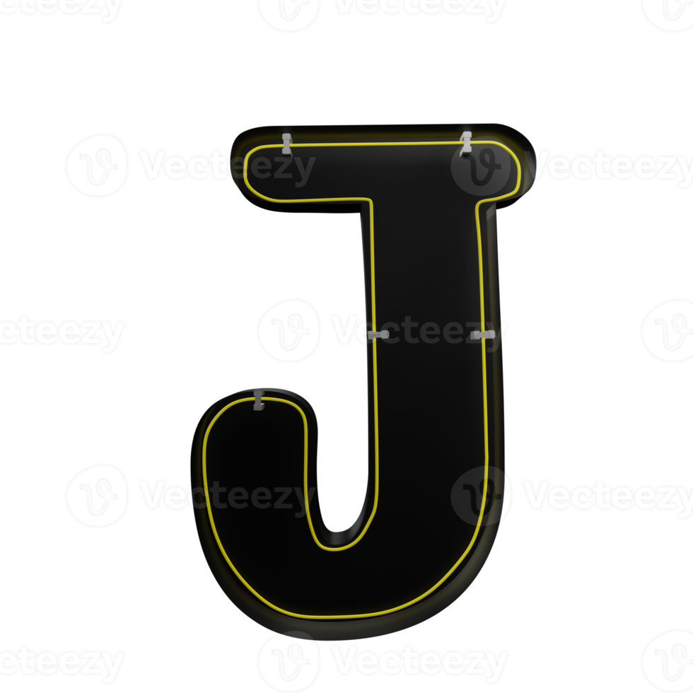 Letter j 3d icon png