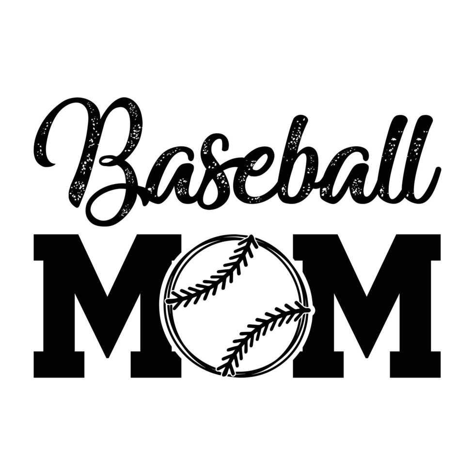 Baseball Mom Shirt, Baseball Vector, Baseball Shirt, Baseball Stitches, Baseball Clipart, illustration, Baseball Shirt Print Template vector