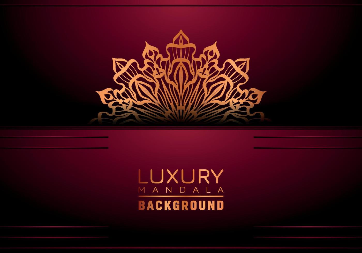 Luxury mandala background ornamental, arabesque style With Golden Arabesque Pattern Style. Decorative Mandala Ornament For Print, Brochure, Banner, Cover, Poster, Invitation Card vector