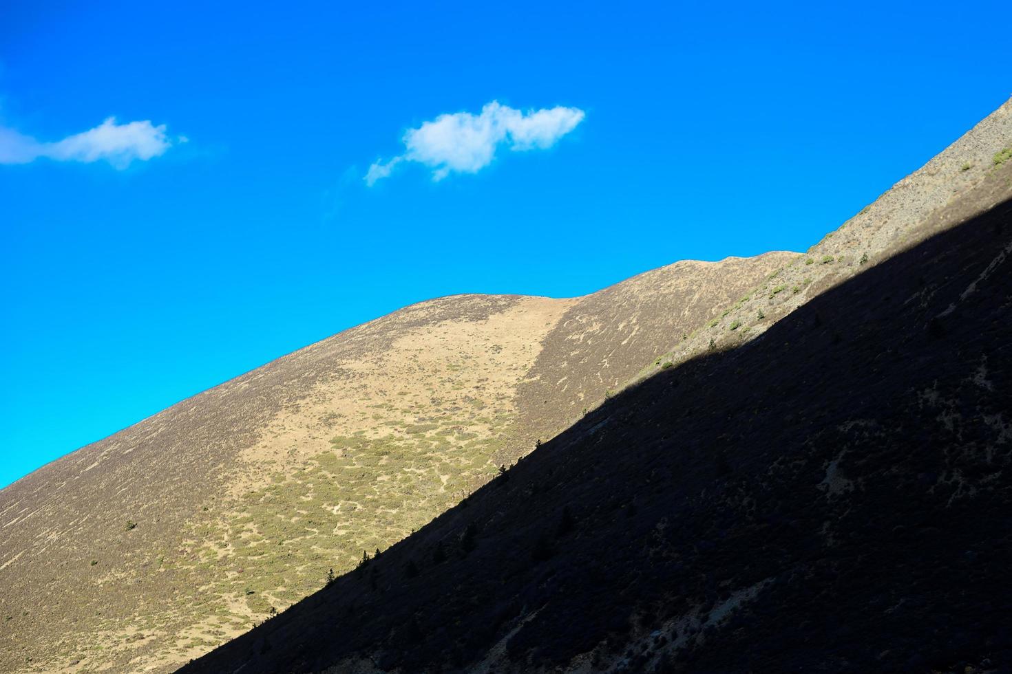 Spectacular scenery in the high mountains of western Sichuan, China, with different seasons photo