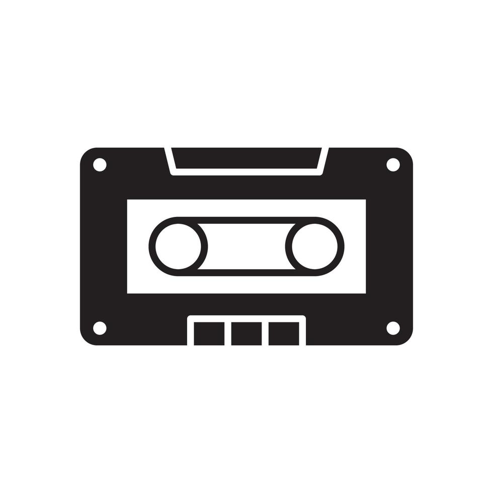 Cassette Tape icon vector design templates