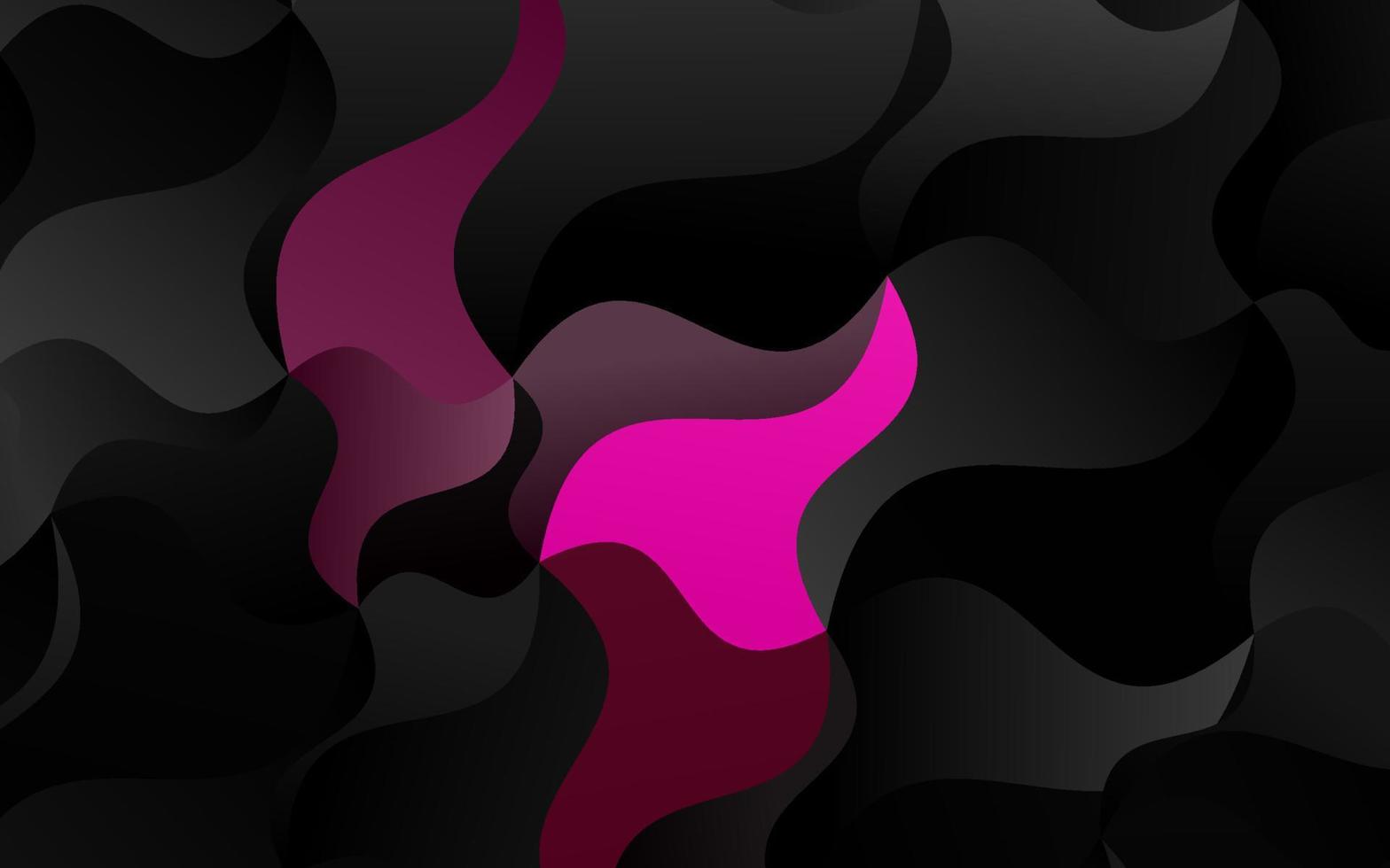 Dark Purple vector template with liquid shapes.