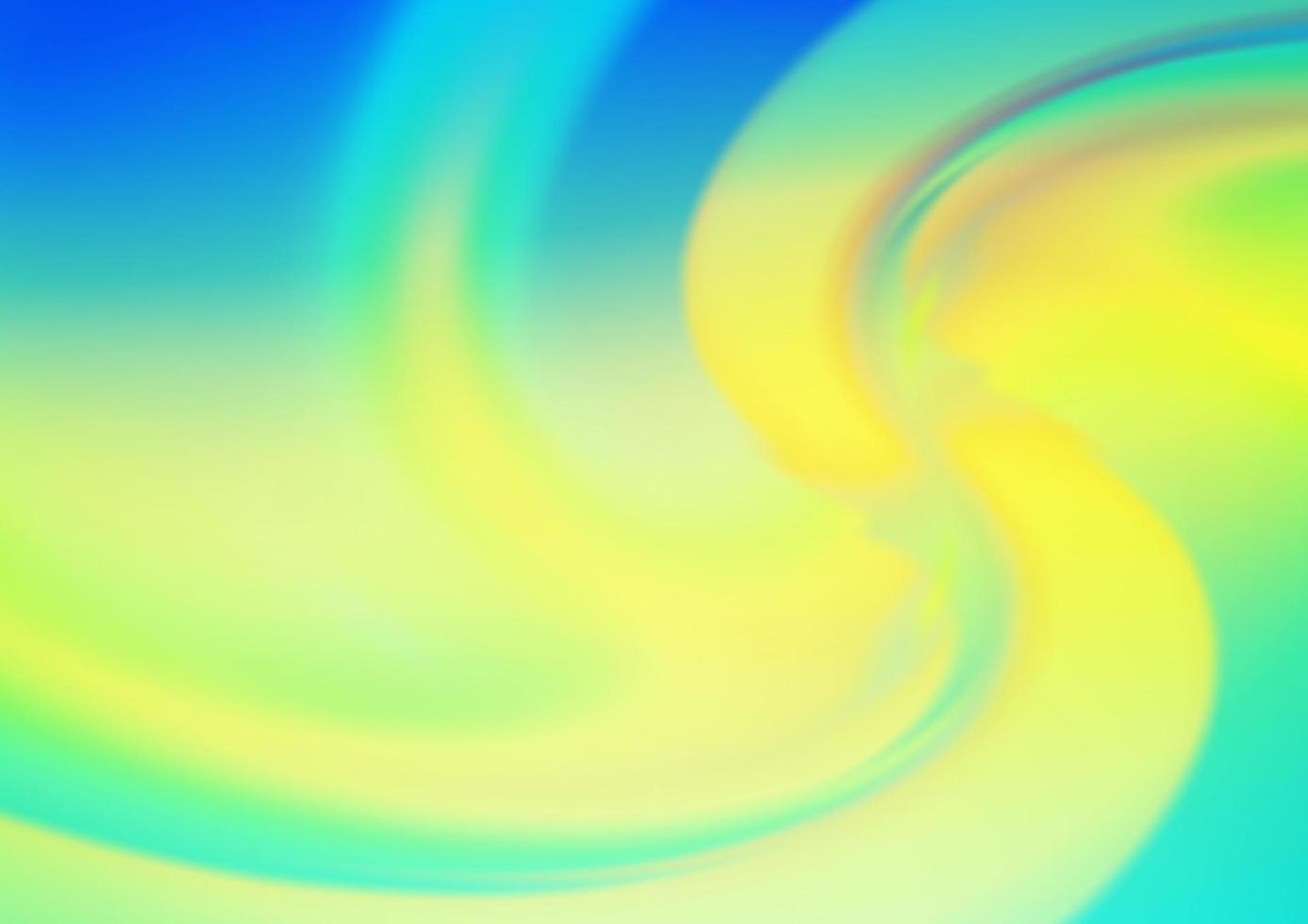 Light Blue, Yellow vector pattern with bent ribbons.