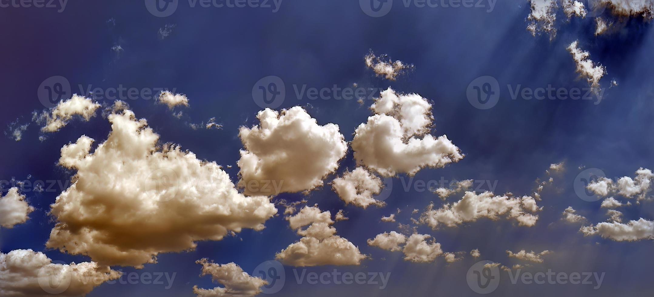 clouds and sky background copy space blue colours photo