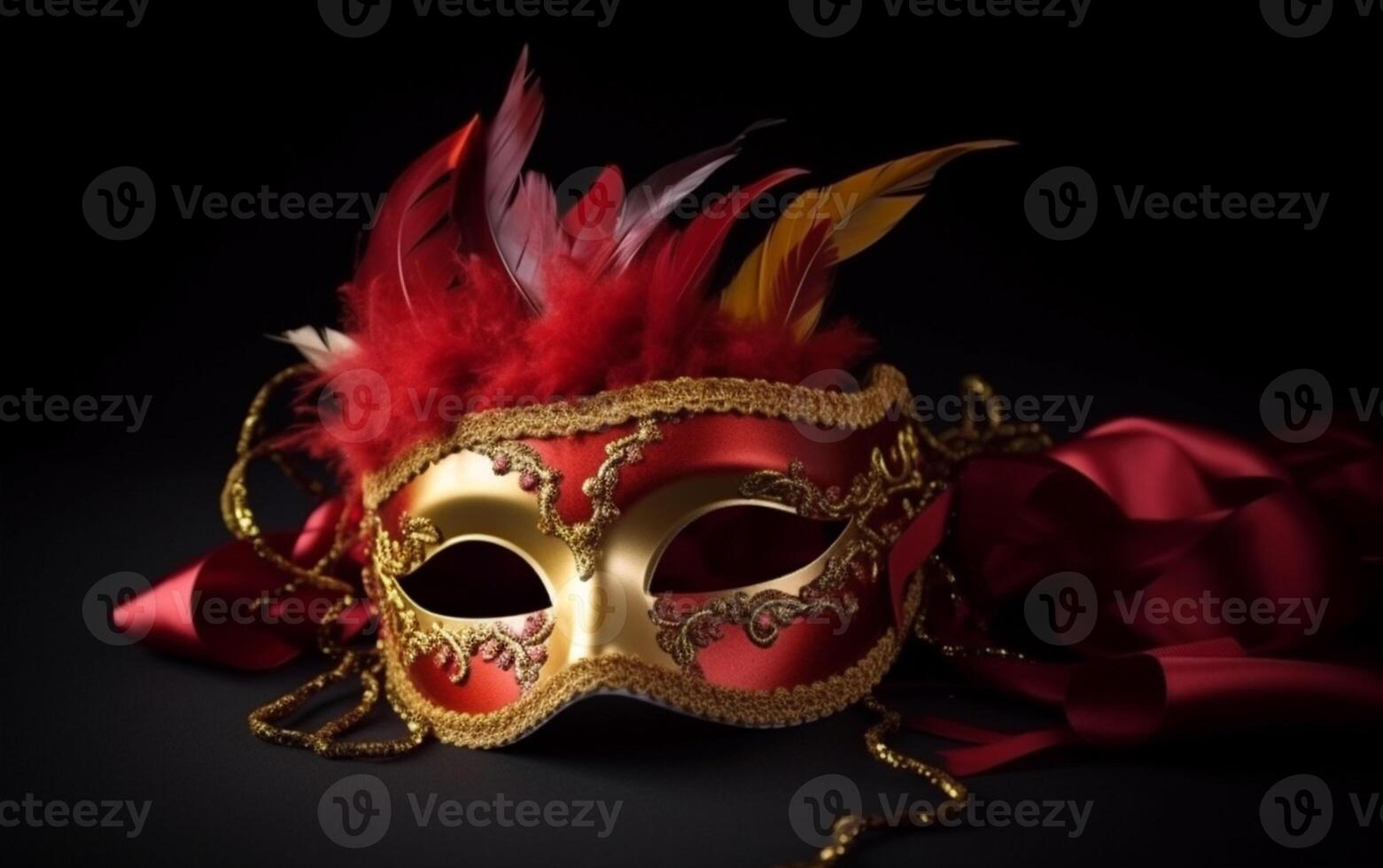 Venetian mask in gold Elegant carnival mask carnaval mask Purim mask party mask masquerade mask, photo