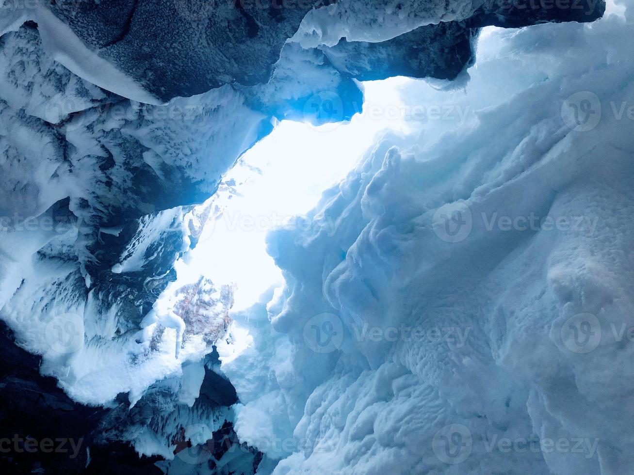 A view of the Lava Caves in Iceland photo