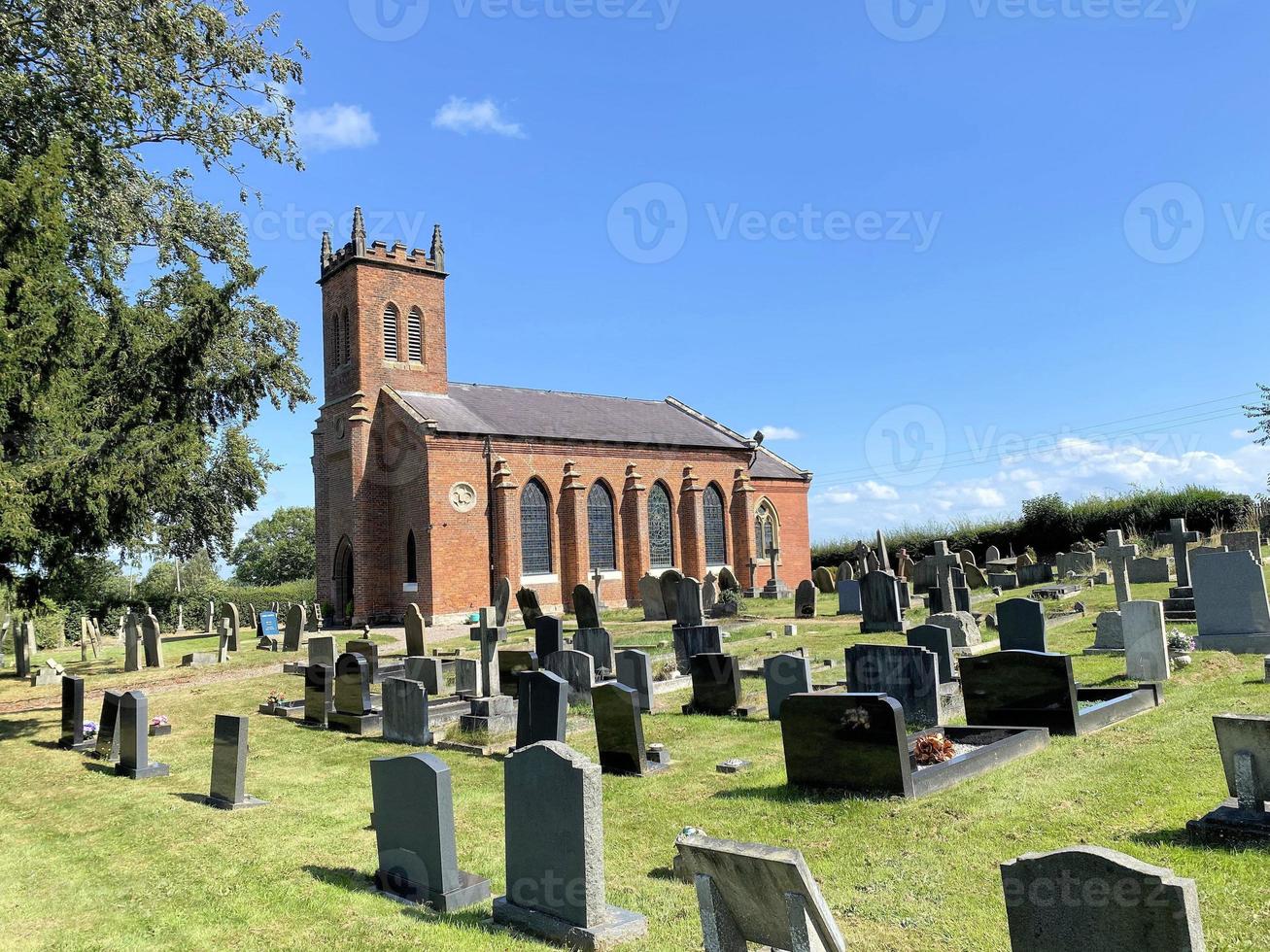 A view of Moreton Corbet Church and Graveyard photo