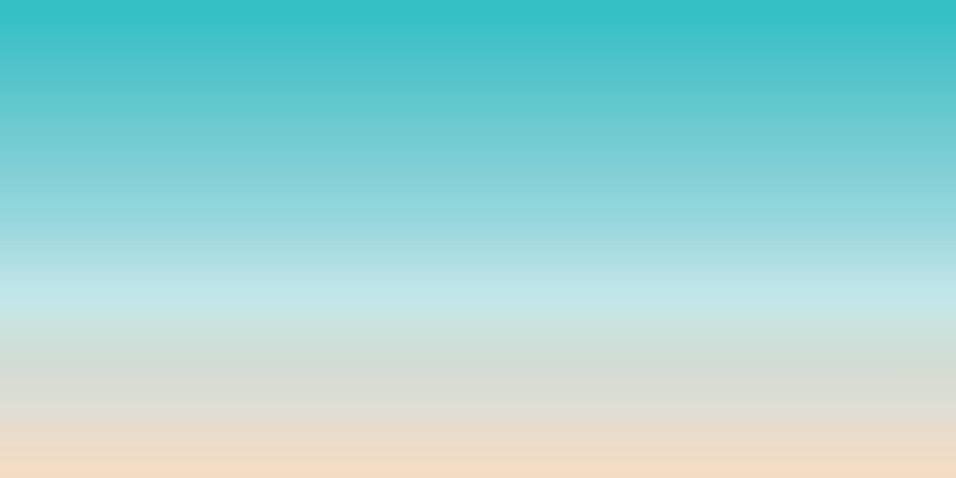 Gradient of blue and light orange color. Beach color palettes vector