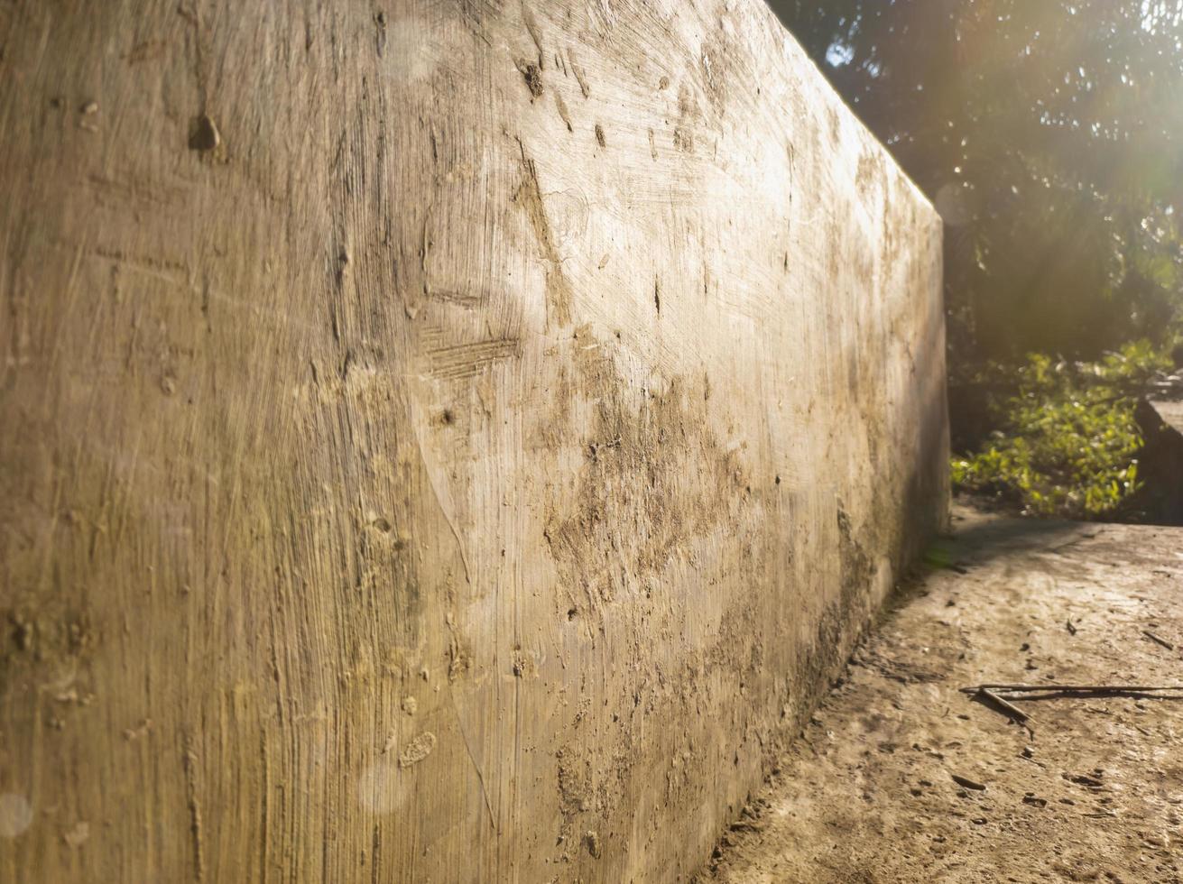 cement wall texture exposed to sunlight photo