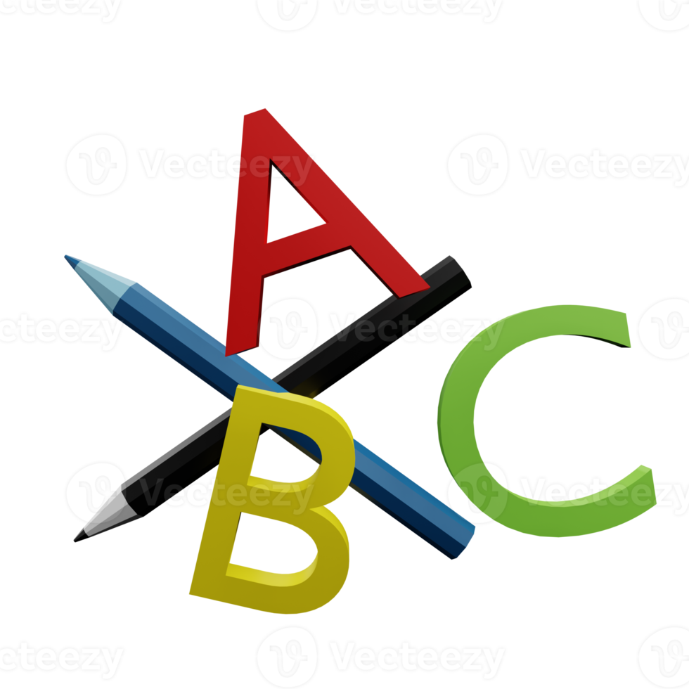 abc sign 3d icon png