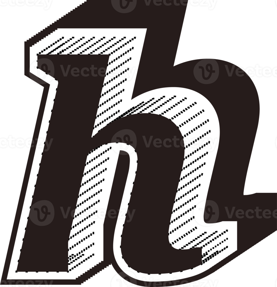 Black and white letters png