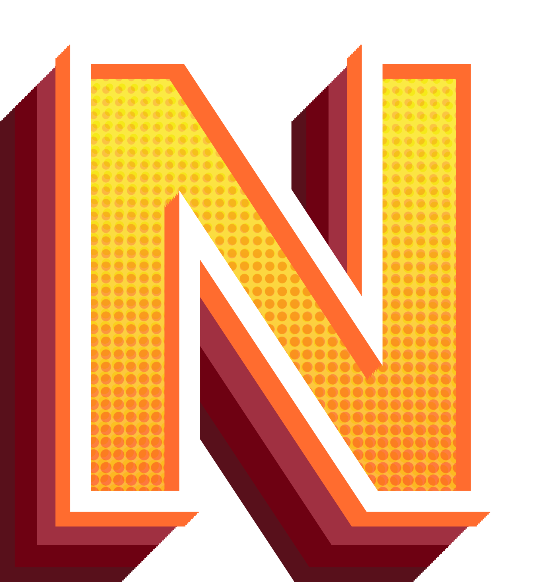 Halftone alphabet letters 22940498 PNG