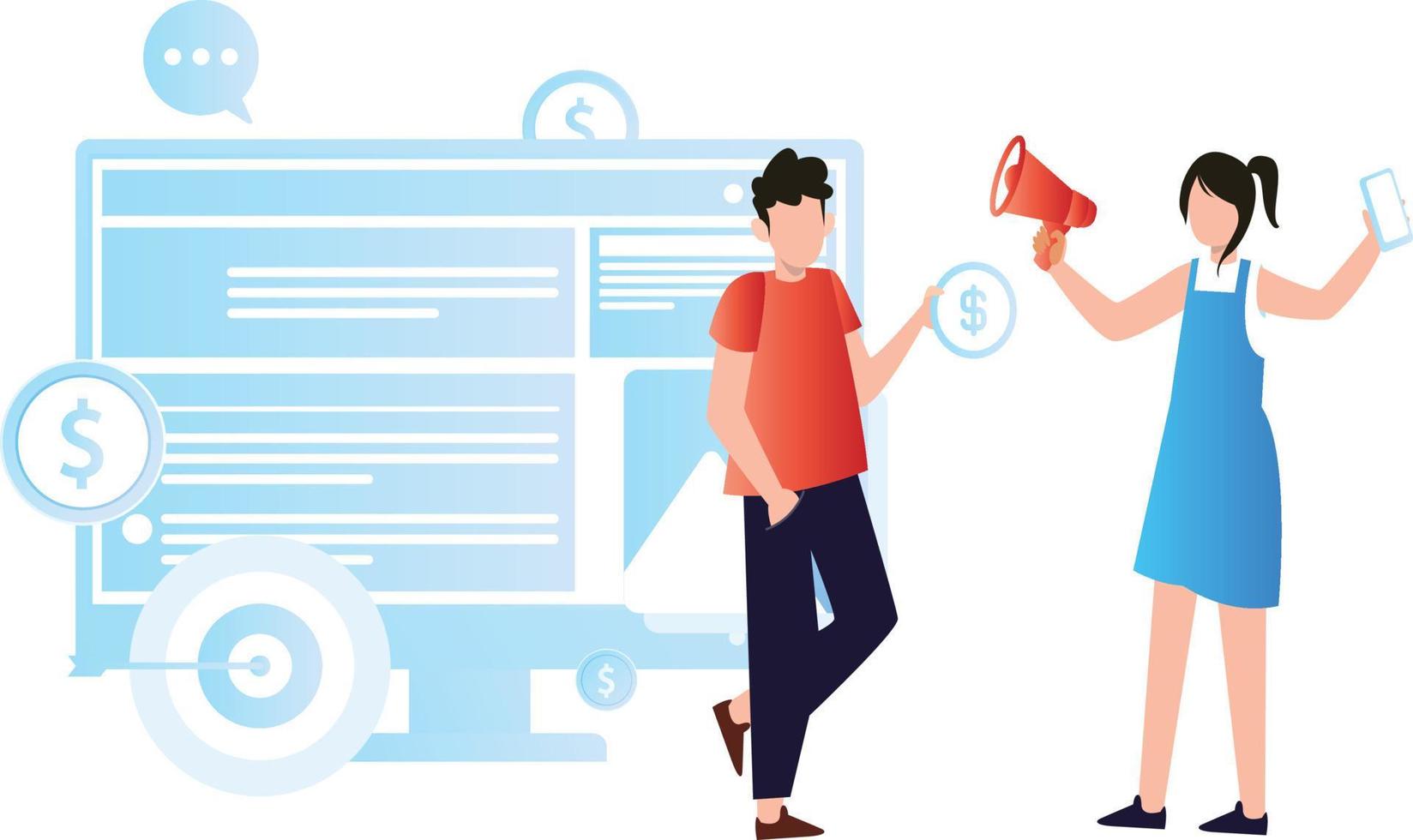 Boy And Girl Doing Affiliate Marketing 22940524 Vector Art At Vecteezy boy-and-girl-doing-affiliate-marketing-22940524-vector-art-at-vecteezy