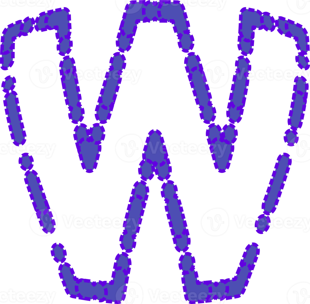 schets dots alfabet brieven illustratie png