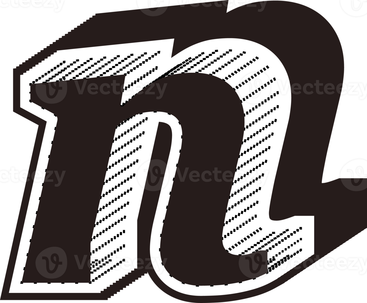 Black and white letters png