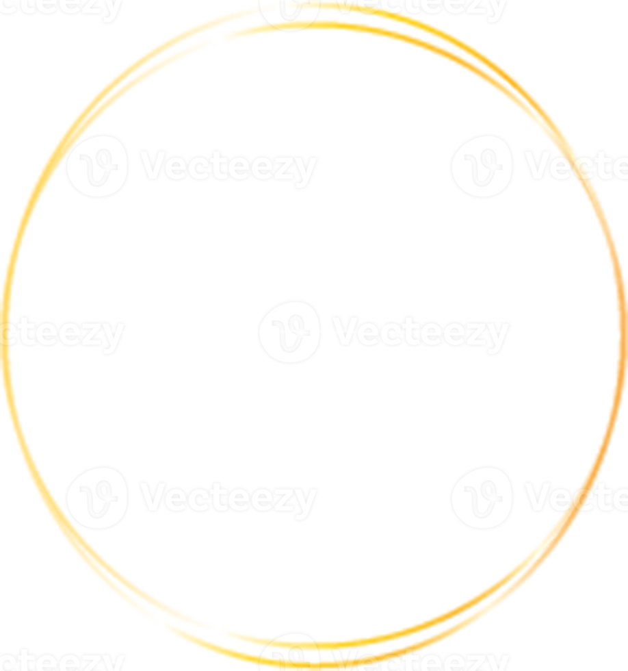 oro circulo frontera png